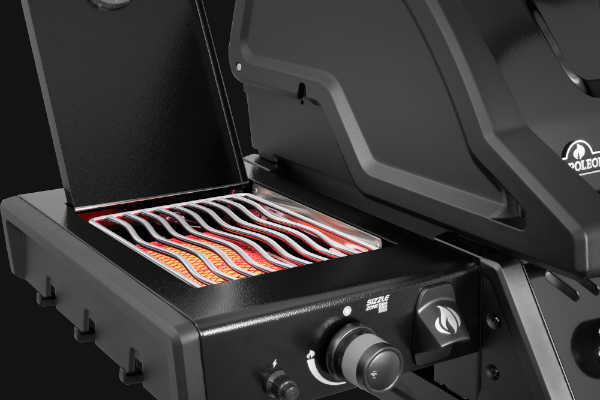 Grill gazowy Napoleon Freestyle PRO 365 z palnikiem bocznym Sizzle Zone, Czarny